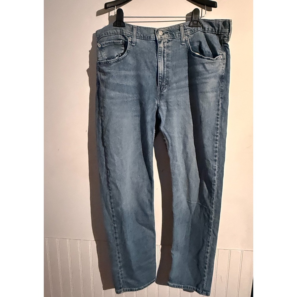 Levis 502 Regular Taper Mens Jeans Light Wash Denim‎ Casual Classic 38/32